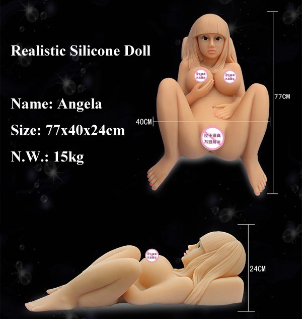 Boneka Full Body (Full Slikon Tekuk) Alat Sex Toys