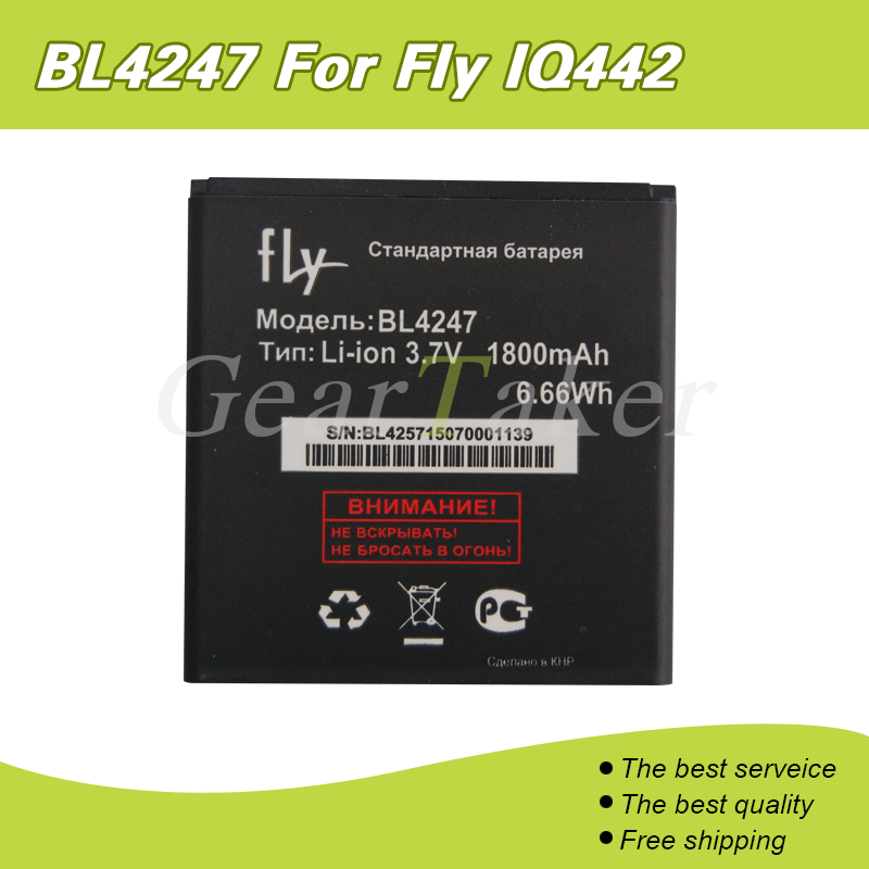  fly iq442 moblie  bl4247 100%  1800  3.7  6.66wh     +  