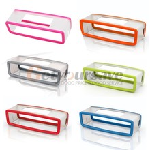 Hot Sale!Soft Cover Box Silicone Carry Case Bag For Bose Soundlink MINI Bluetooth Speaker 6 color to choose