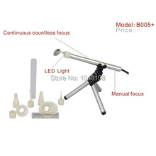 B005 + 200x Zoom Supereyes enfoque Manual multifunción USB de la joyería Digital portátil microscopio con luz LED