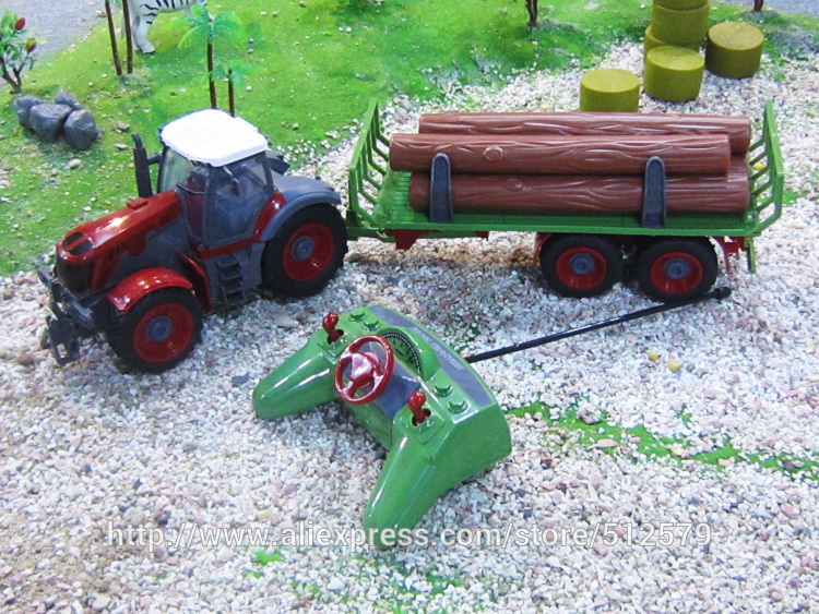 Kingtoy Detachable Remote Control Big Size Multifuncional RC Farm Trailer Tractor Truck Toy