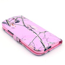 Artistic Chinese Painting Quality PU Flip Stand Cellphone Cover With Bill Cash Compartment For HTC ONE