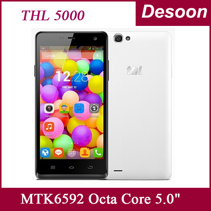  thl 5000, thl 5000  mtk6592 octacore android4.4 5,0 inch 5000   13.0 mp nfc wcdma / 