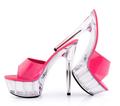 Summer Wedding Shoes Sandals Slippers High heeled15cm Platform 5cm Fine With Transparent Crystal Waterproof Women Shoes
