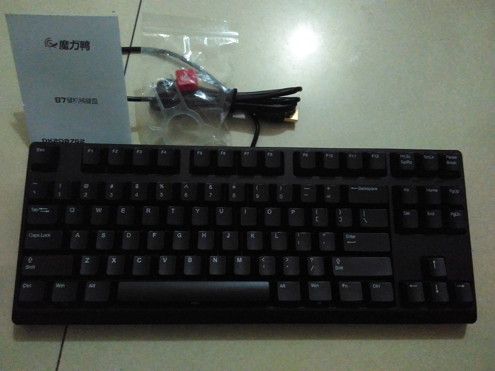 Aliexpress.com : Buy ducky 2087S2 TKL tenkeyless gaming mechanical keyboard blue LED backlit kbt