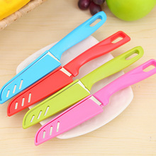 H0075 color random mixed fruit peeling knife tool and stainless steel Home Furnishing portable Daotao wholesale