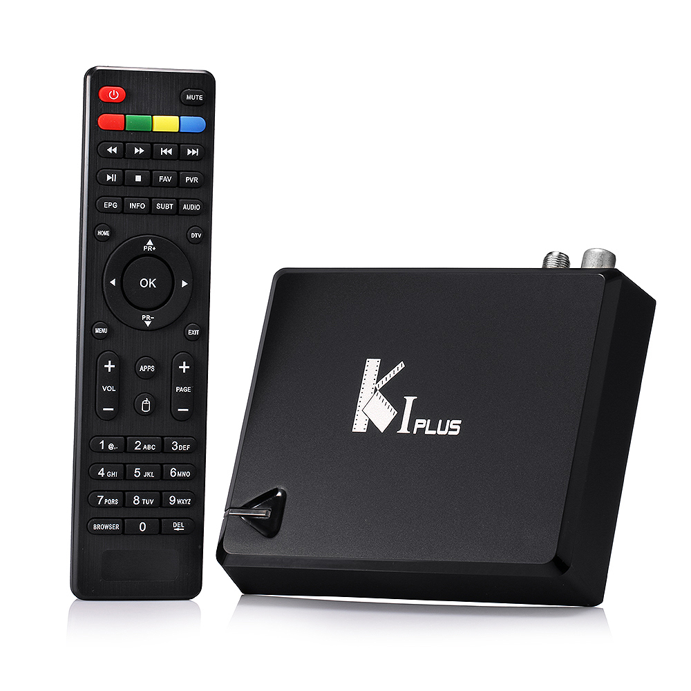 Smart Android TV Box KI Plus K1 Plus +T2 S2 Amlogic S905 Quad Core 64-bit 1GB/8GB Support DVB-T2 DVB-S2 4K WIFI DLNA