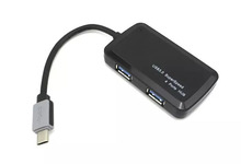 Ultra-thin Type-C male to Multiple 4 Port USB 2.0 Hub Adapter For New MacBook, Surface Pro 4 etc. Tablet , laptop, etc