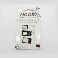 Hot High Quality Nano Sim Card Adapters+ Micro Sim + Stander Sim Card & Tools For iPhone 4 / 4S/ 5 With Retail Box Fast Ship