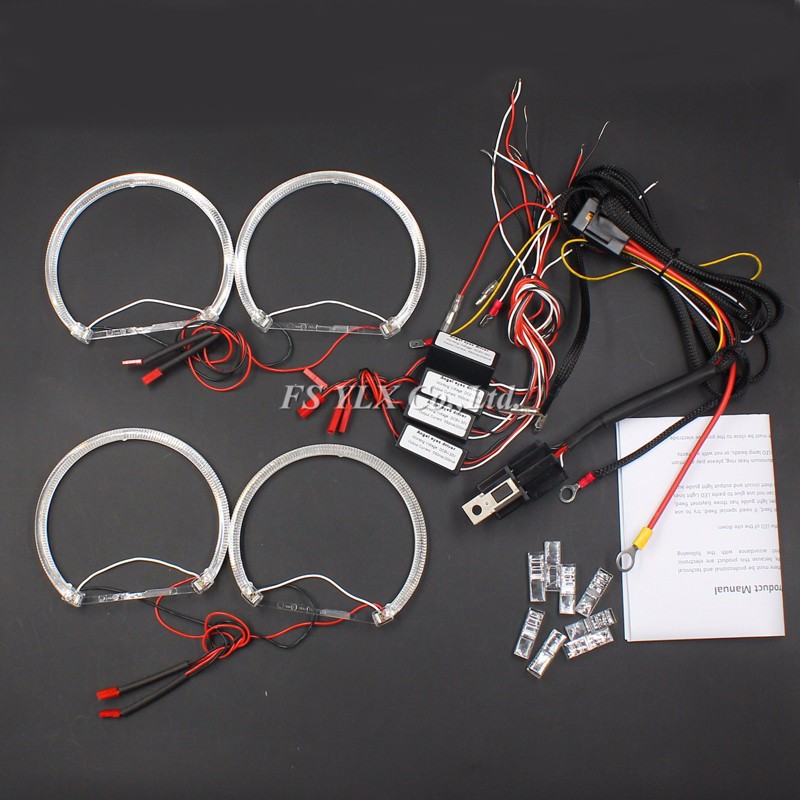 Halo Anillos Ojos de Ángel Smd Led 6000k Upgrade Kit Completo Bmw 4x131mm