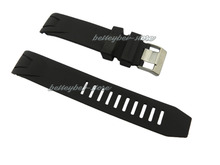 20mm high quality black silicone rubber curved end watch band strap for OMEGAwatch