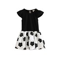 2016newly summer girls dress sleeveless floral kids dresses for girls korean cute kids clothes 3 color