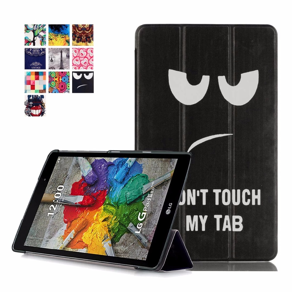 Ultra Slim Tri-Fold    LG G Pad X 8.0 V521/G Pad III 8.0 V525 2016 Tablet PU   + PC  LG G Pad