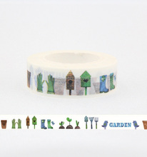 NEW 1X 15mm Tape Flowers SET PATTERN Print Scrapbooking DIY Sticker Decorative Masking Japanese Washi Tape Paper 10m