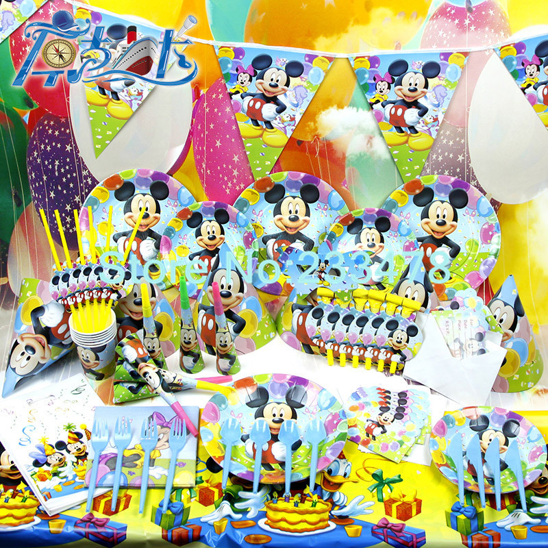 Popular Mickey Mouse Birthday Party Supplies-Buy Cheap Mickey ...