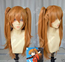LY&CS Cheap sale dancing party cosplays>>>Neon Genesis Evangelion Asuka Straight Cosplay Party Wig 75cm