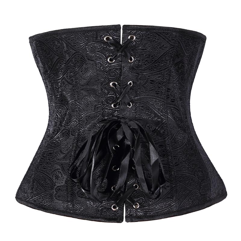 Wholesale Floral Pattern Underbust Vintage Waist Training Corset Top GOTH  Bustiers Boned Lace Up PLUS SIZE S 2XL Read Our Size Chart TFS From Paluo,  $35.81