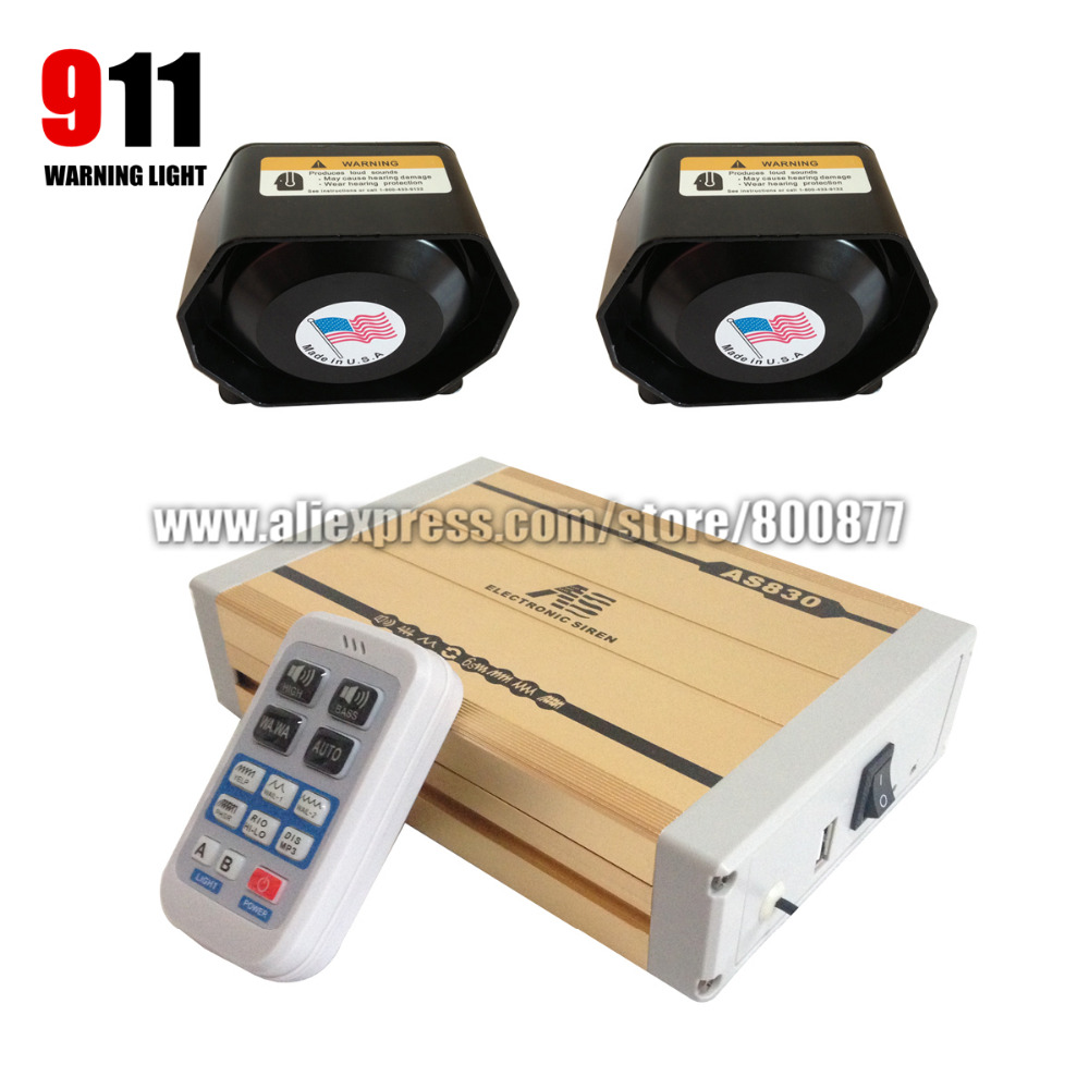 F.Signal 400W wireless car siren for police come with speaker 28 tones emergency amplifier AS830 (Price for Siren + 2 speaker) F.Signal 400W wireless car siren for police come with speaker 28 tones emergency amplifier AS830 (Price for Siren + 2 speaker)
