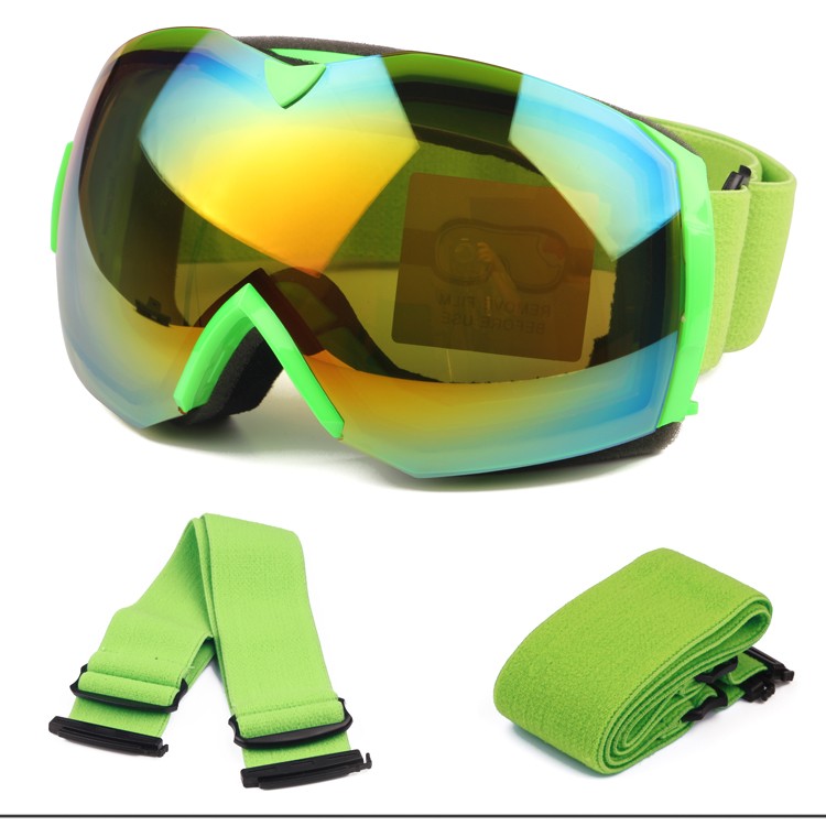 Polarized Ski Goggles For Men And Women Uv400 Anti Burst Anti Fog Big Spherical Snowboard Glasses