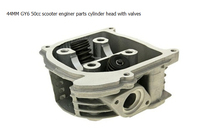 Scooter Cylinder Head With Valves GY6 50cc, Chinese Scooter Parts 139QMB 47mm
