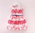 EMS DHL Free shipping Wholesale Retail Summer Flowers Lace Dress Children Dress Toddler Girls Casual Dress