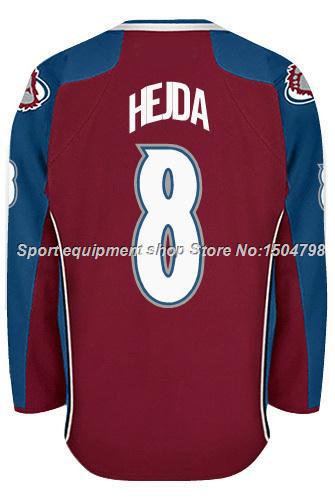 Cheap Men's Colorado Avalanche Ice Hockey Jerseys Jan Hejda #8 Jersey (HOME RED),Authentic #8 Jan Hejda Jersey,Size S-3XL