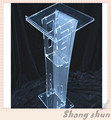 Luxury Acrylic Desktop Acrylic Church Lectern Stand Church Pulpit