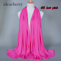 ideacherry Hijab Islamic Muslim Women Head Scarf Cotton Underscarf Muslim Hijab Jersey Cotton Solid Shawls Plain