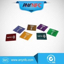 7pcs/Lot(7 Color) NFC TAG sticker chip