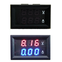 DC 100V 50A Voltmeter Ammeter Blue Red LED Amp Dual Digital Volt Meter Gauge