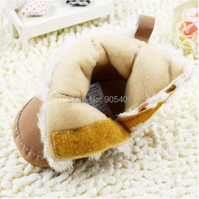 0 18M Fashion Winter Newborn Baby Shoes Pink White Red Khaki First Walkers Snow shoes