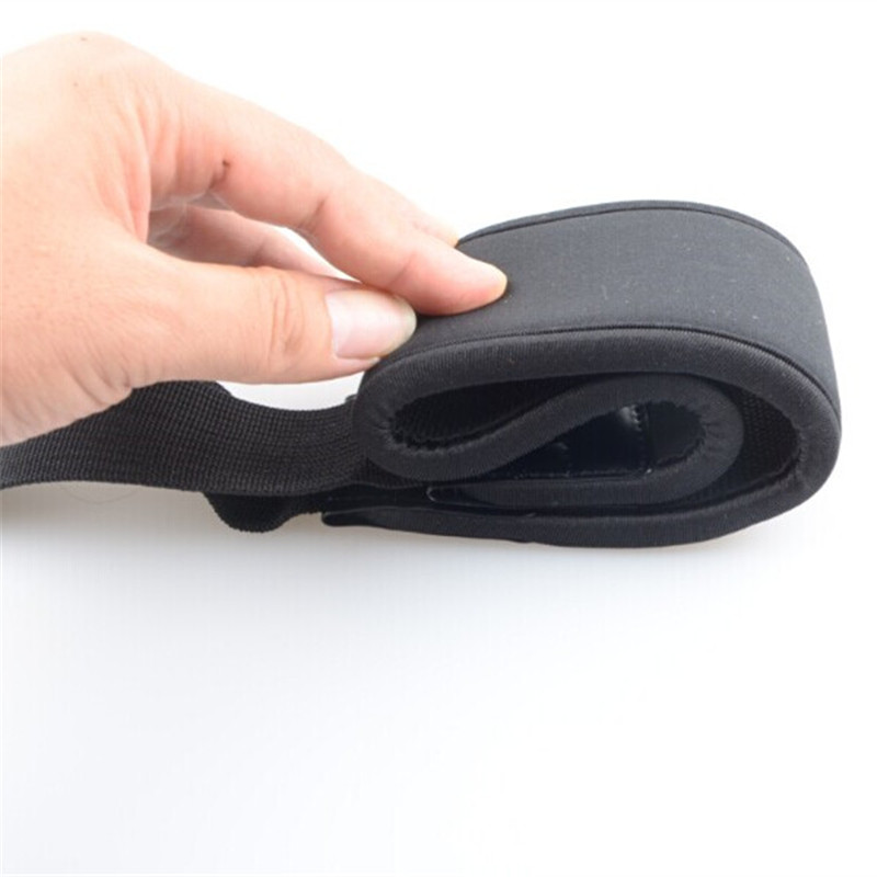 Black Neoprene Camera Bag Shoulder Neck Strap Belt (2)