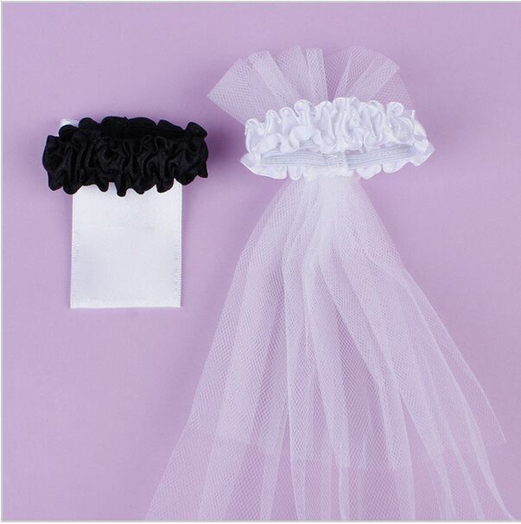 set of 2 Bridal Veil//Groom Tux//Bow knots Bridal Veil /& Groom Tux Wedding Bridal Wine Glass Cup Cover