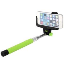 Bluetooth Selfie stick Handheld Monopod with Smartphone Adjustable Remote Wireless for iPhone Samsung IOS Android Green