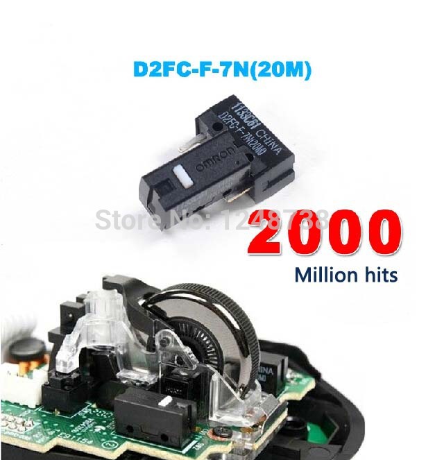 original mouse micro switch D2FC-F-7N 20M mouse button switch omron d2fc-f-7n(20m) microsoft mouse buttons