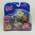 LPS collector pack cute toys Pet shop lovely animal Dachshund and Parrot 1949 1950 action figure