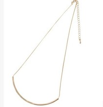 New fashion costume jewelry copper alloy Tube collar choker necklace for women girl N1542