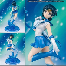 Sailor Moon Zero Figure Sailor Mercury Bandai Figuarts Zero PVC Sailor Mizuno Ami Collectible Model Toy