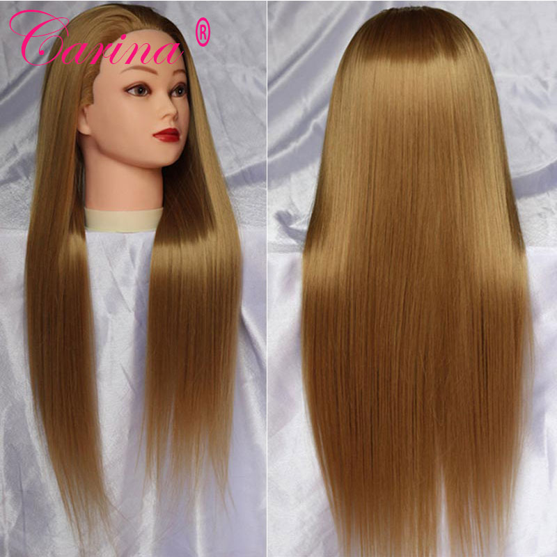 2016 New 24 Brown 20 Real Human font b Hair b font Hairdressing Styling Training Model