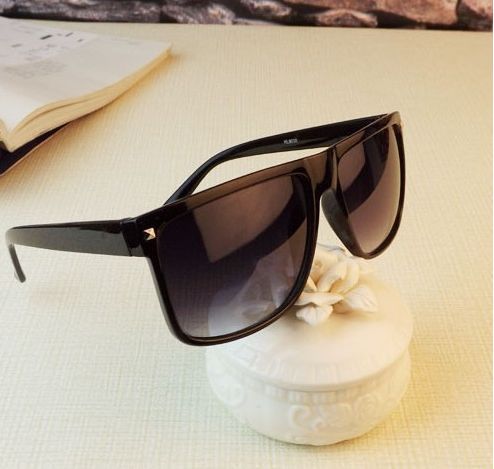 Rivet 2015 new retro fashion large square sunglasses man woman brand designer sunglasses Sunglasses Female Male