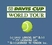 Sega 16bit MD games card: Davis Cup World Tour Tennis For 16 bit Sega MegaDrive Genesis game console