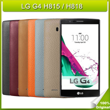 4G FDD-LTE Original LG G4 H815 H818 Hexa Core Android 5.1 3GB ROM 32GB 5.5 inch Cell Phone 16.0 MP Camera Leather Back Cover
