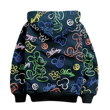2015 Brand New Children hoodies Spring Autumn Kids cartoon pattern hooded coats Boys long sleeve outerwear