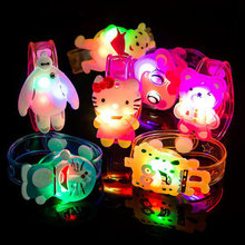 Light Up Toys Colorful Cartoon Cartoon-Watch Doraemon Hello Kitty Movie Led Toys Novelty Cute Luminous Glowing Christmas Gift