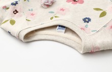 Retail 2016 spring and autumn new children s clothing girls sweater flowers primer shirt round neck
