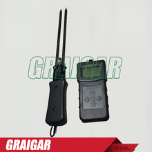 Digital portátil medidor de humedad serrín ms-w, el polvo de madera medidor de humedad rango de medición 0-84 %
