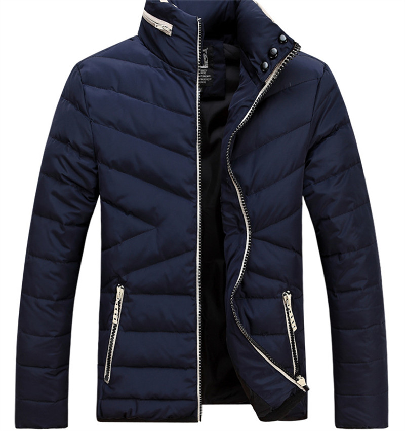 2015 Men Duck Down Jacket Ultra Light Outdoor Student Stand Collor Winter Coat Men s Fit