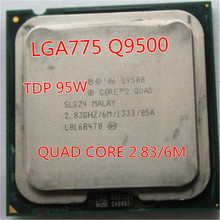 q9500 Quad core Processor Core 2 cpu (2.83GHz /6MB Cache /FSB 1333 ) For Intel Q9550/Q9650 series LGA775 quad core CPU,SEND GIFT