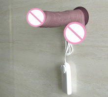 Silicone Big Dildo Vibrator Rotating Vibrating Realistic Dildo with Suction Cup Penis Sex Toys for Woman Sex Products