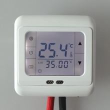 Digital Touch Screen Heating Thermostat floor heating temperature controller auto contoller with white backlight